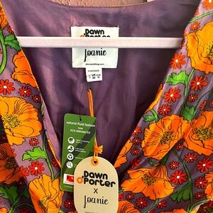 NWT Joanie x Dawn Porter poppy maxi